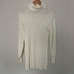 Turtleneck sweater dress